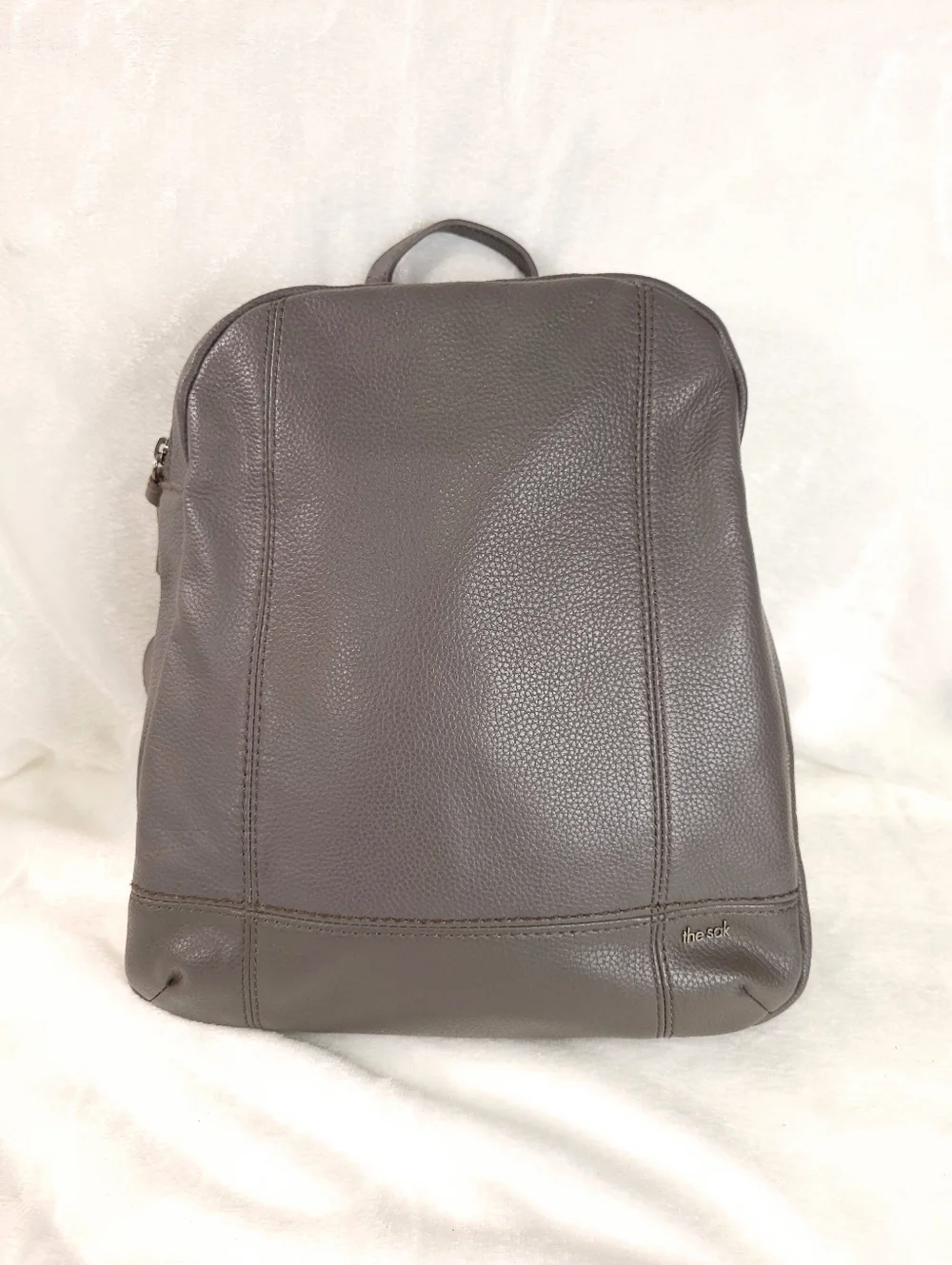 The Sak De Young Backpack in Leather Gray
